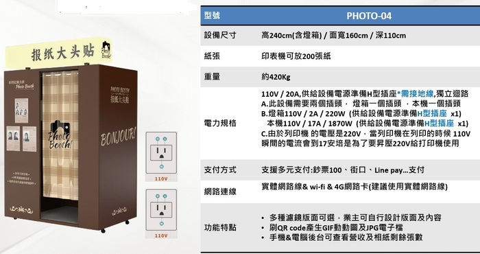 摩伊報紙拍貼機圖片